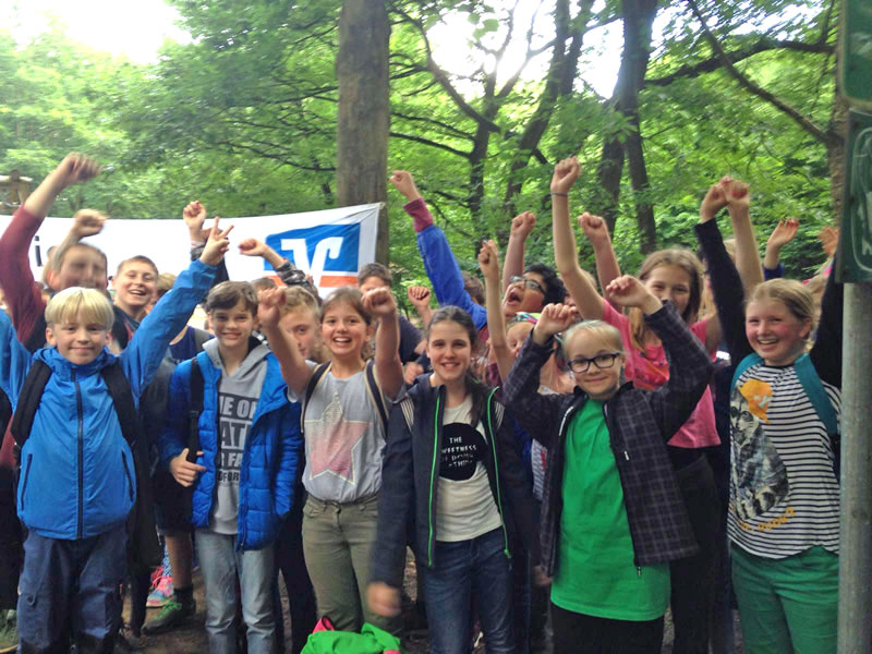 Die Klasse 6d des Gymnasiums Heide-Ost, Sieger des zweiten Wettkampftages | © Ke
